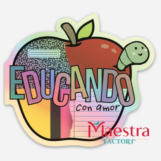 Sticker Educando con Amor