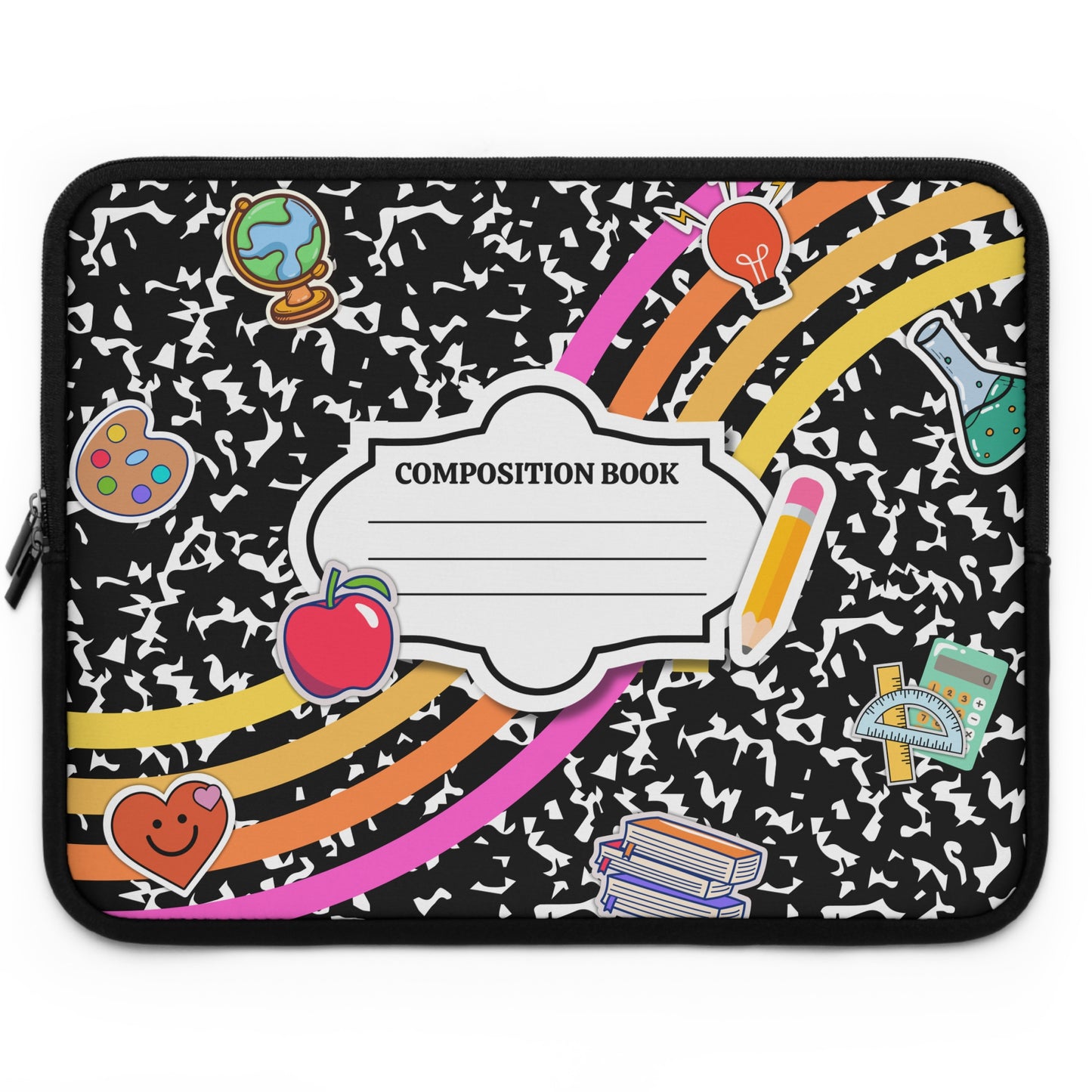 Laptop Sleeve Composition Notebook |Bulto para la computadora