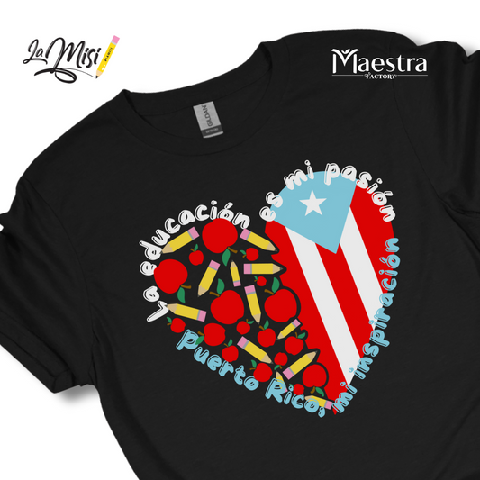 Educación PR | camisa para educadores puertorriqueños