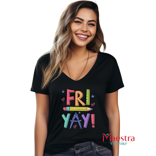 Camisa de maestra para los viernes FRI-YAY